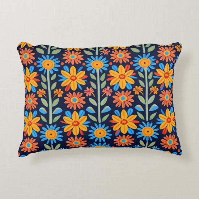 Botanical Bliss Accent Pillow (Front)