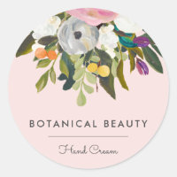 Botanical Bliss Elegant Modern Floral | Blush