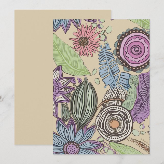 Botanical Bliss Invitation (Front/Back)