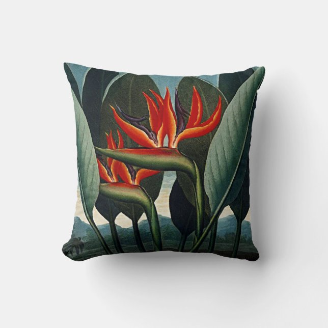 Botanical Blooms Bird Of Paradise Cushions (Front)