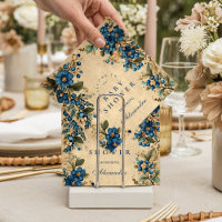 Botanical Blueberry Floral Baby Shower