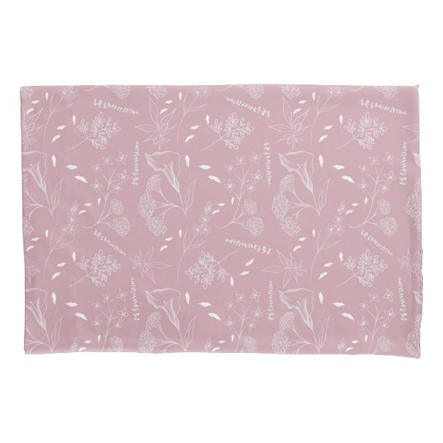 Botanical Blush Bedding Collection Pillowcase (Front)
