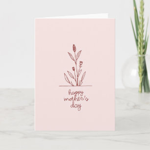 Botanical Blush Pattern Card