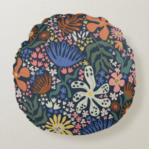 Botanical Boho Round Cushion