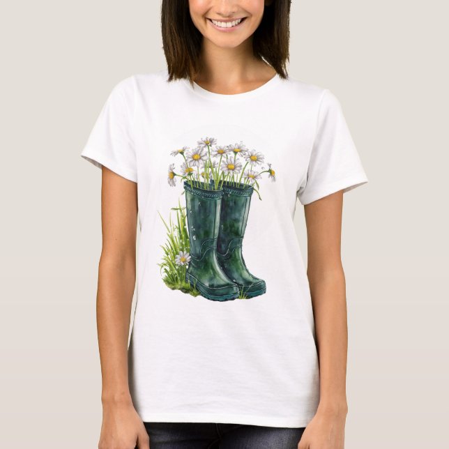 Botanical Boots T-Shirt (Front)