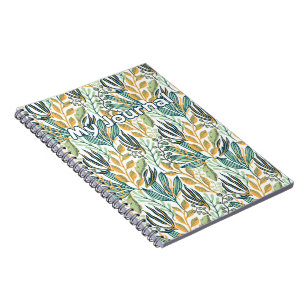 Botanical Breeze – "My Journal" Floral Notebook