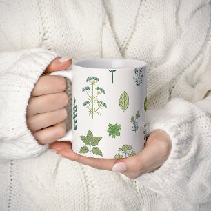 Botanical Brew Green Coffee Mug