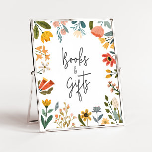 Botanical Bright Wildflower Books and Gifts Poster