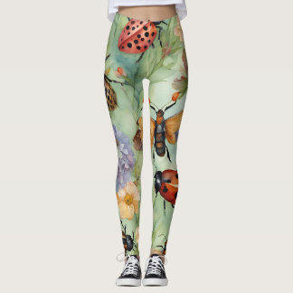 Botanical Bug Symphony Leggings