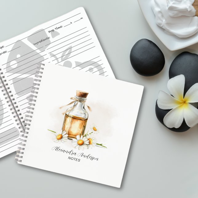Botanical Chamomile  Essential Oils Watercolor Notebook (Botanical Chamomile Essential Oils Watercolor Notebook)
