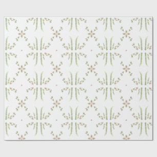 Botanical Christmas Wrapping Paper