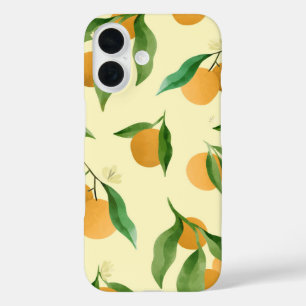Botanical Citrus Watercolor iPhone 16 Case