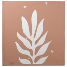 Botanical Cloth Napkin for Modern Kitchen Decor
