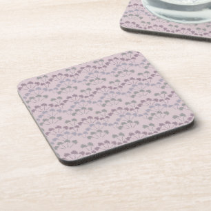 Botanical Coasters in Lovely Lilac