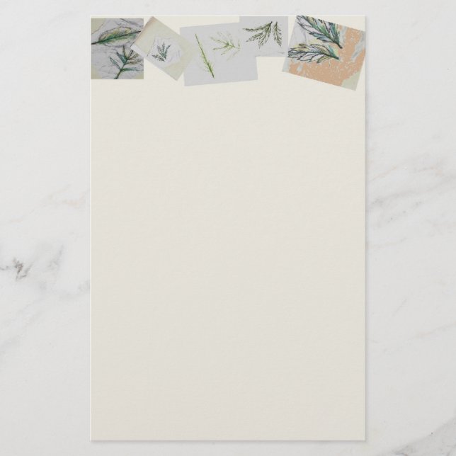 Botanical Collection Sationery Linen Stationery (Front)