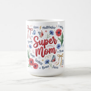 Botanical Coquette Mother's Day/Super Mum Coffee Mug
