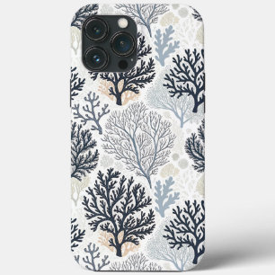 Botanical Coral Ocean Vibes iPhone 13 Pro Max Case