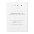 Botanical Crest Monogram Wedding Details