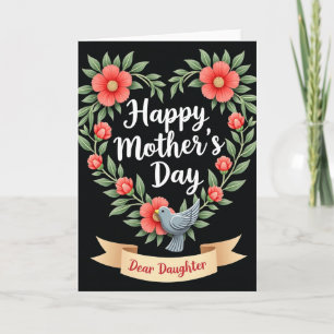 Botanical Dear Daughter Card