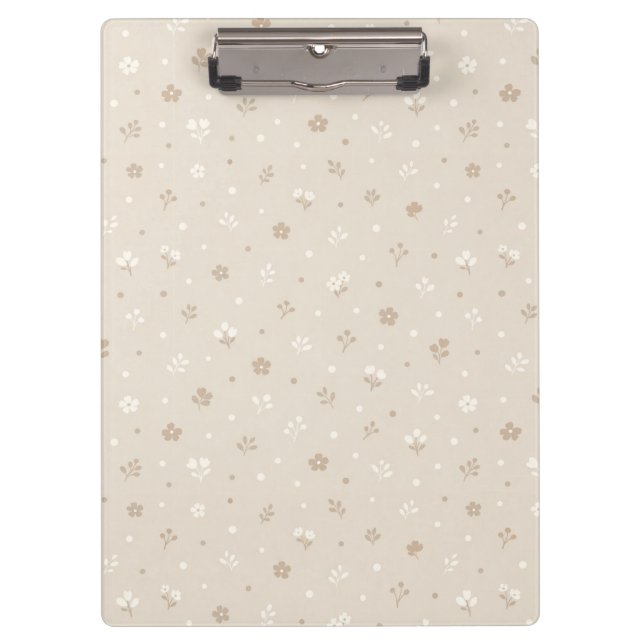 Botanical Dot Pattern Clipboard (Front)