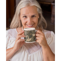 Botanical Elegance – Swan in the Forest