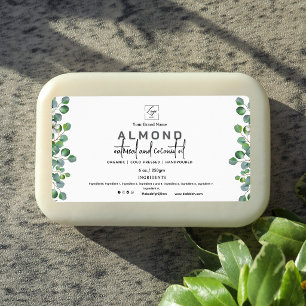 Botanical Elegant Homemade Soap Label