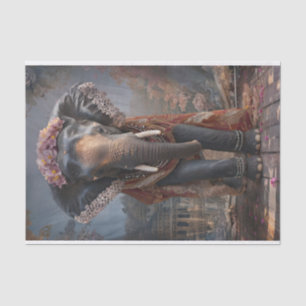 Botanical Elephant Tissue Paper