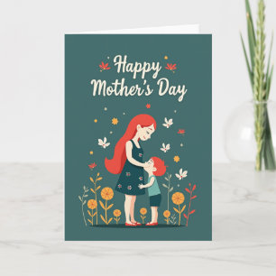 Botanical Embrace Art Card