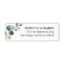 Botanical Eucalyptus Branch Return Address Label