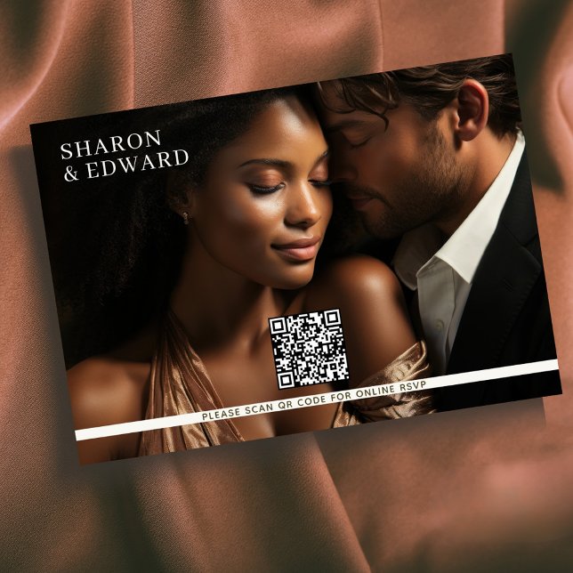 Botanical Eucalyptus Greenery Photo Wedding RSVP (Creator Uploaded)