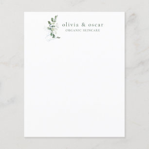 Botanical Eucalyptus Minimal Business Stationery
