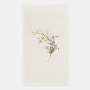 Botanical Eucalyptus Modern Elegant Premium Napkin