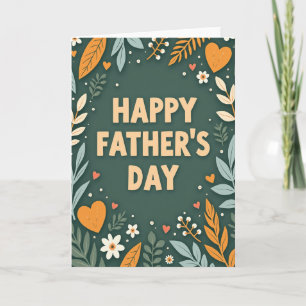 Botanical Fathers Day Frame Card