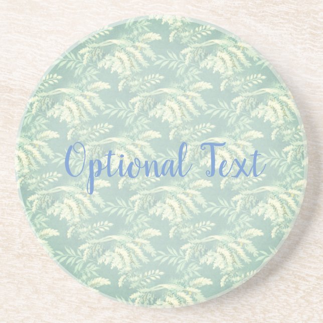 Botanical Fern Fronds Coaster (Front)
