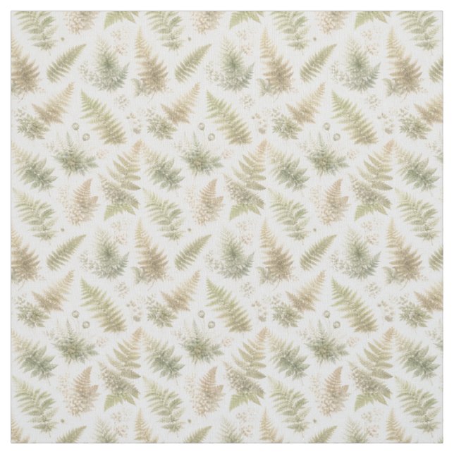 Botanical Fern Pattern Fabric (Swatch)
