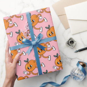 Botanical Festive Holiday and Birthday Custom Wrap Wrapping Paper