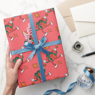 Botanical Festive Holiday and Birthday Custom Wrap Wrapping Paper