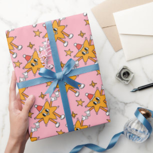 Botanical Festive Holiday and Birthday Custom Wrap Wrapping Paper