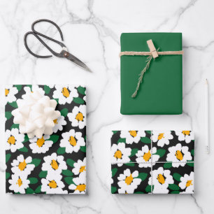 Botanical Festive Holiday and Birthday Custom Wrap Wrapping Paper Sheet
