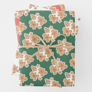 Botanical Festive Holiday and Birthday Custom Wrap Wrapping Paper Sheet