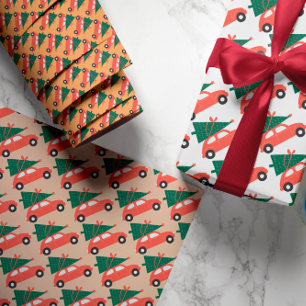 Botanical Festive Holiday and Birthday Custom Wrap Wrapping Paper Sheet
