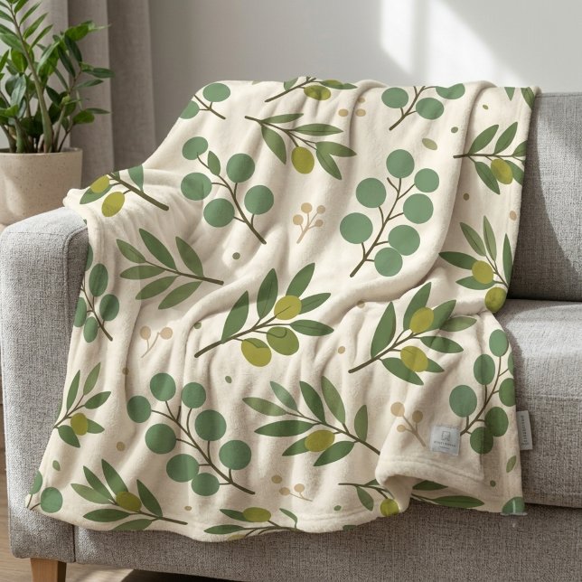 Botanical  fleece blanket (Creator Uploaded)