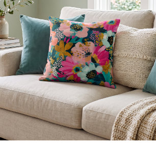 Botanical Floral  Cushion