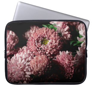Botanical floral dark moody banner or background w laptop sleeve