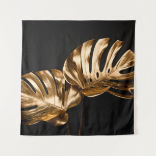 Botanical floral dark moody banner or background w tapestry