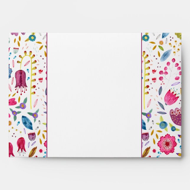 Botanical Floral Envelope (Front)