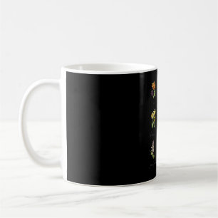 botanical floral flower garden chart coffee mug