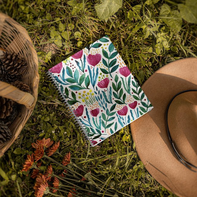 Botanical floral illustration  notebook (Creator Uploaded)