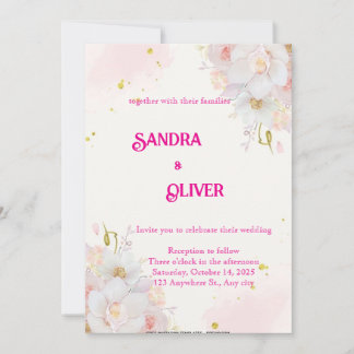 Botanical Floral Invitation