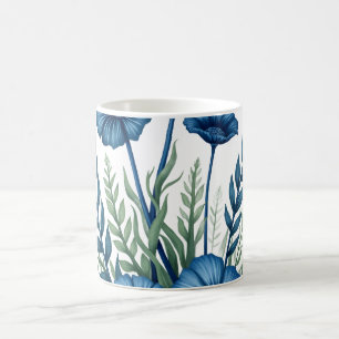Botanical Floral Mug for Coffee and Tea Lovers